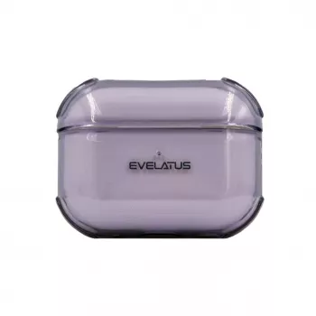 Evelatus Apple AirPods 4 TPU Protective Case Transparent Purple
