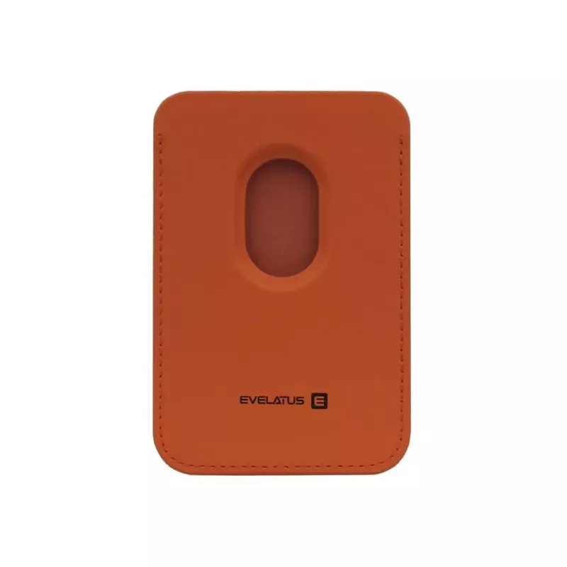 Evelatus Universal PU Leather Wallet with MagSafe Orange
