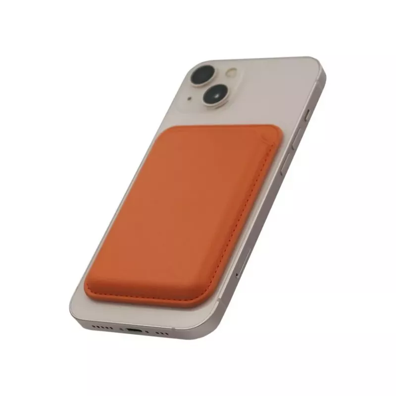 Evelatus Universal PU Leather Wallet with MagSafe Orange