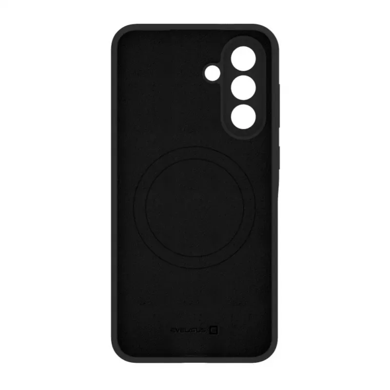 Evelatus Samsung Galaxy A57 Premium Magnetic Soft Touch Silicone Case Black