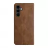 Evelatus Samsung Galaxy A53 5G Book Case Brown - PU Leather Wallet Case with Card Slots and Kickstand