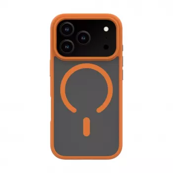Evelatus Apple iPhone 17 Pro Hybrid Dėklas su MagSafe PC+TPU Oranžinis