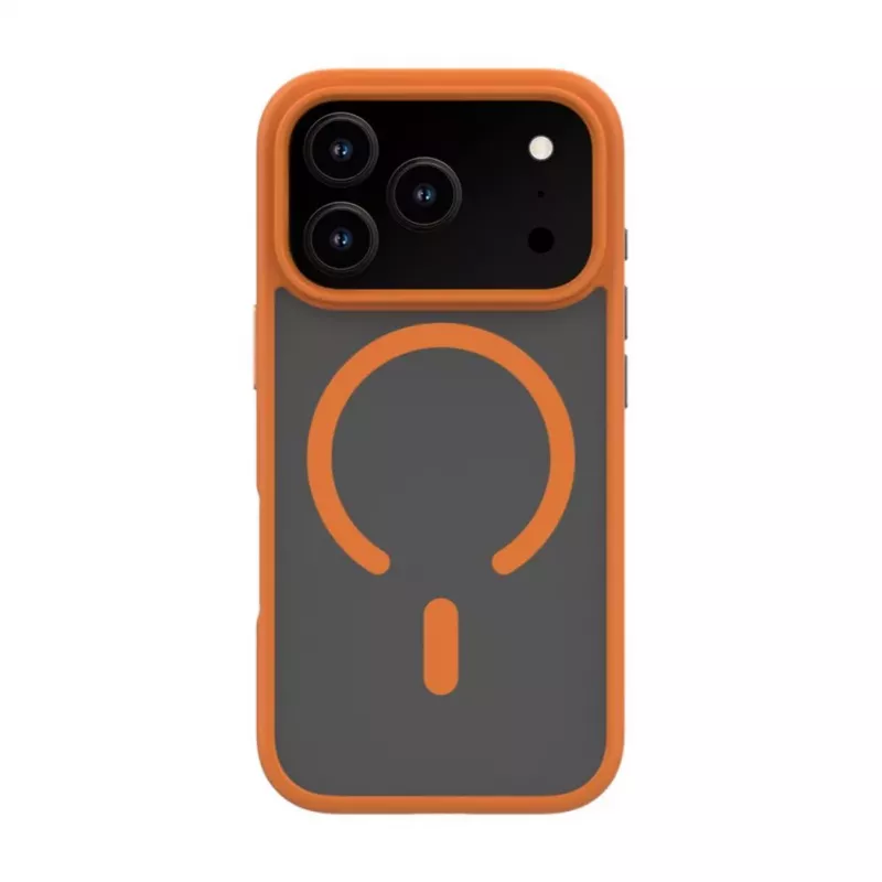 Evelatus Apple iPhone 17 Pro Hybrid Dėklas su MagSafe PC+TPU Oranžinis