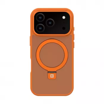 Evelatus Apple iPhone 17 Pro Shield Case With MagSafe & Stand Matte Orange