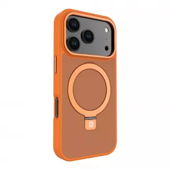 Evelatus Apple iPhone 17 Pro Shield Case With MagSafe & Stand Matte Orange