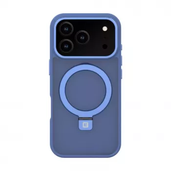 Evelatus Apple iPhone 17 Pro Shield Case With MagSafe & Stand Matte Blue