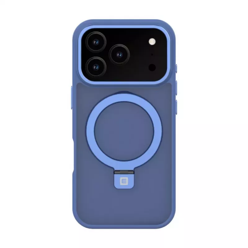 Evelatus Apple iPhone 17 Pro Shield Case With MagSafe & Stand Matte Blue