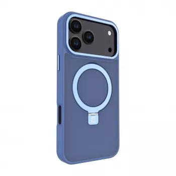 Evelatus Apple iPhone 17 Pro Max Shield Case su MagSafe ir stovu, matinė mėlyna