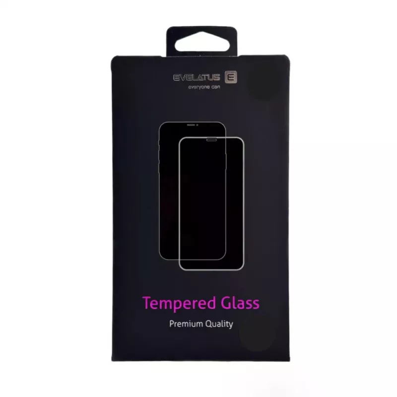 EVELATUS Xiaomi Redmi Note 15 Pro 4G 2.5D Full Cover Japan Glue Glass Anti-Static Black Screen Protector