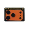 Evelatus Apple iPhone 17 Pro Viso Kūno Fotoaparato Lęšių Apsauga Premium Oranžinė