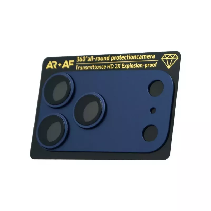 Evelatus Apple iPhone 17 Pro Full Body Camera Lens Protection Premium Deep Blue