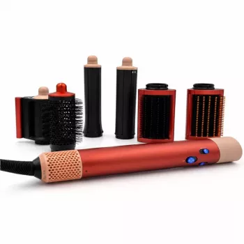 iLike Air Styling System – 6-in-1 plaukų formavimo įrankių rinkinys - 1200W rožinė