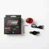 iLike Smart USB įkraunamas dviračio galinis žibintas su stabdžių jutikliu, 7 apšvietimo režimais, IPX5 vandeniui atsparus, aliumininis dviračio galinis žibintas, tvirtinamas prie sėdynės bėgelio