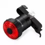 iLike Smart USB įkraunamas dviračio galinis žibintas su stabdžių jutikliu, 7 apšvietimo režimais, IPX5 vandeniui atsparus, aliumininis dviračio galinis žibintas, tvirtinamas prie sėdynės bėgelio