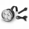 iLike Įkraunamas Dviračio Priekinis Žibintas su 120dB Garsiniu Signalu, 280 Lumenų, 4 Šviesos Režimais, USB Įkraunamas, Belaidžiu Nuotolinio Valdymo Pulteliu