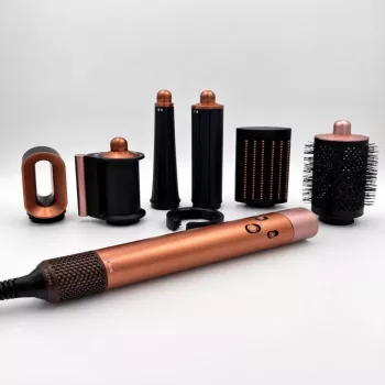 iLike Air Styling System – 6-in-1 plaukų formavimo įrankių rinkinys - 1200W rožinė