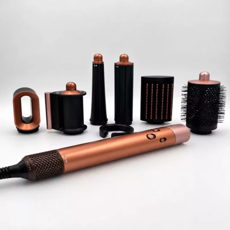 iLike Air Styling System – 6-in-1 plaukų formavimo įrankių rinkinys - 1200W rožinė