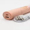 iLike Kids Rechargeable Sonic Electric Toothbrush, USB Charging, 3 Brush Heads (1+2 Replacement Heads), Soft Bristles, Waterproof, Bunny Design, Pink