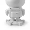 iLike Astronaut Smart LED Lempa su Bluetooth Garsiakalbiu, RGB Naktine Šviesa, Nuotolinio Valdymo Pulteliu, 360° Sukama Galva Balta