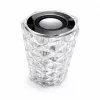 iLike Crystal Touch RGB LED lempa su Bluetooth garsiakalbiu, aplinkos naktine šviesa, nuotolinio valdymo pulteliu