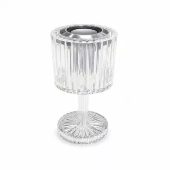 iLike Crystal Touch RGB LED stalinė lempa su Bluetooth garsiakalbiu, aplinkos naktine šviesa ir nuotolinio valdymo pulteliu