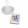 iLike Crystal Touch RGB LED stalinė lempa su Bluetooth garsiakalbiu, aplinkos naktine šviesa ir nuotolinio valdymo pulteliu