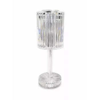 iLike Crystal Touch RGB LED stalinė lempa su Bluetooth garsiakalbiu, aplinkos naktine šviesa ir nuotolinio valdymo pulteliu