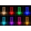 iLike Crystal Bubble Touch RGB LED stalinė lempa su Bluetooth garsiakalbiu