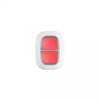 AJAX Double Button White Wireless Panic Button