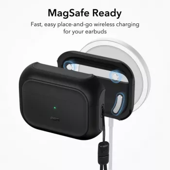 ESR Orbit HaloLock su MagSafe, skirtas Apple AirPods Pro 1 / 2 - Juoda