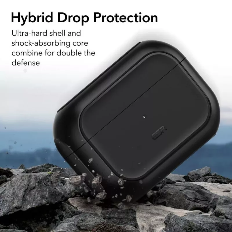 ESR Orbit HaloLock su MagSafe, skirtas Apple AirPods Pro 1 / 2 - Juoda