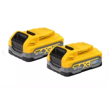 DEWALT 18V 3.5Ah POWERSTACK DCBP318 akumuliatorių rinkinys (2 vnt.)