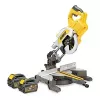 DEWALT DCS777T2-QW 216mm 54V XR FLEXVOLT belaidis kampinis pjūklas su 2 x 6.0Ah akumuliatoriais, greituoju įkrovikliu ir 40T TCT disku