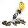 DEWALT DCS777T2-QW 216mm 54V XR FLEXVOLT belaidis kampinis pjūklas su 2 x 6.0Ah akumuliatoriais, greituoju įkrovikliu ir 40T TCT disku