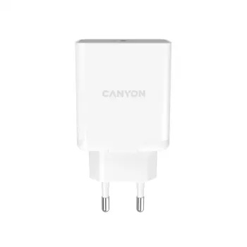 Canyon Wall Charger H-20 su USB-C 20W Baltas
