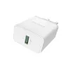 Canyon Wall Charger H-12 su USB-A QC3.0 18W Baltas