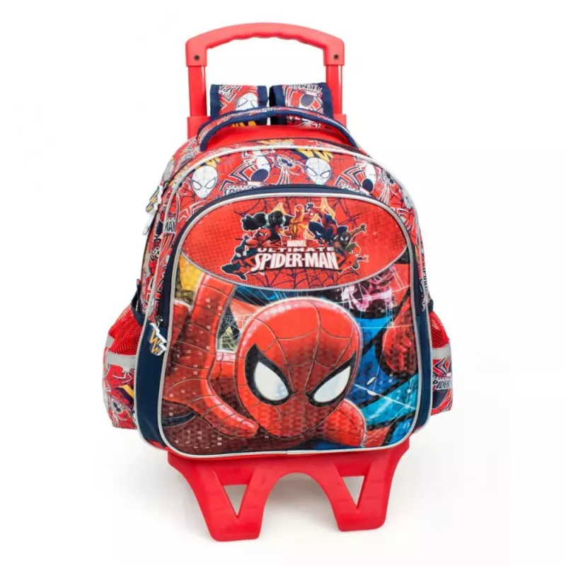Marvel Premium 2-in-1 Kuprinė Berniukams Ultimate Spiderman 3D Deluxe XL Raudona