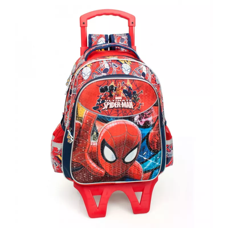 Marvel Premium 2-in-1 Kuprinė Berniukams Ultimate Spiderman 3D Deluxe XL Raudona
