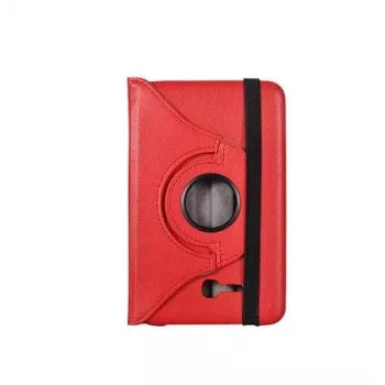 iLike Rotated Book Case, skirtas Samsung Galaxy Tab 3 Lite 7.0, raudonas