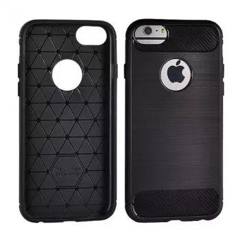 GreenGo Carbon Series Back Cover, skirta Samsung Galaxy Note 8, juoda, TPU, matinė anglies pluošto tekstūra