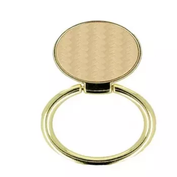 iLike RING CARBON Gold piršto žiedo laikiklis / telefono laikiklis
