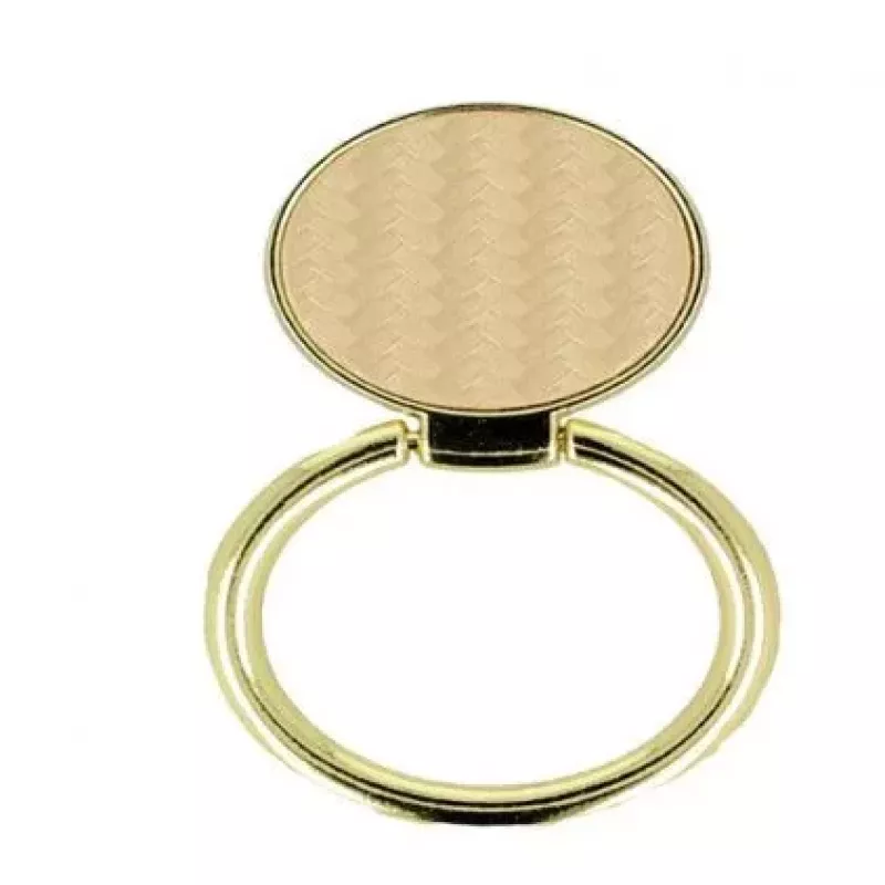 iLike RING CARBON Gold piršto žiedo laikiklis / telefono laikiklis