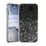 Vennus Apple iPhone X/XS juodas silikoninis užpakalinis dangtelis