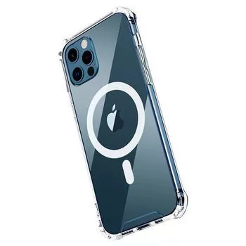 Tel Protect Apple iPhone 12 Pro Max MagSilicone Case Transparent