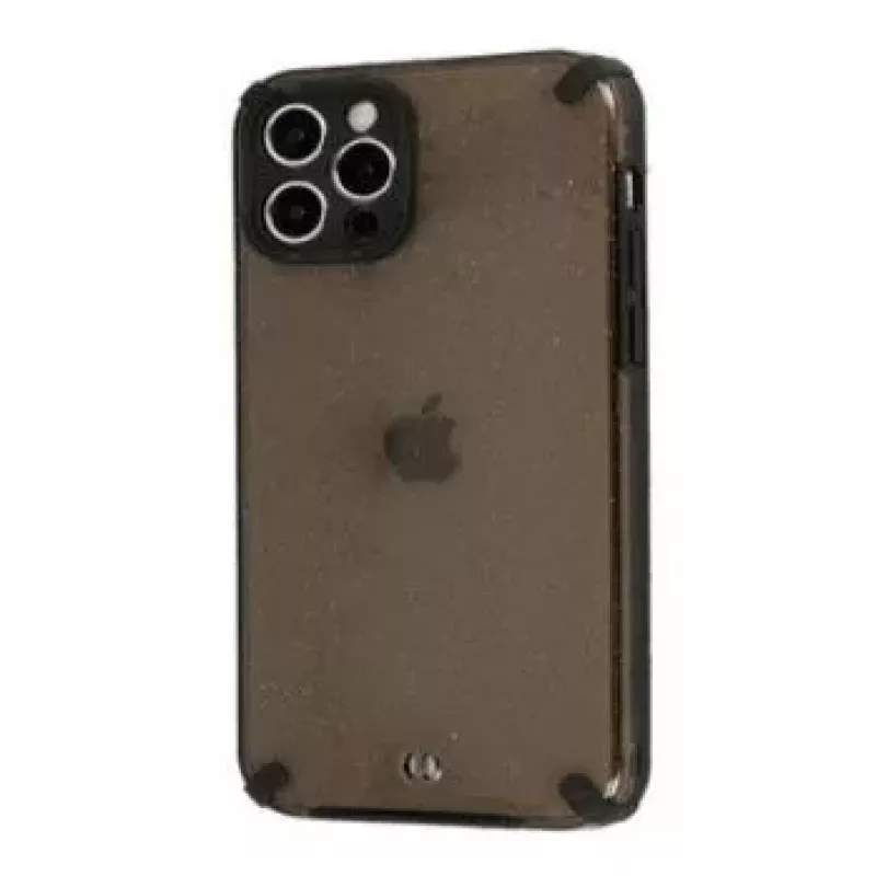 iLike Apple iPhone 12 Pro Armor Glitter Case Black