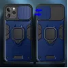 iLike Apple iPhone 14 Pro Max Ring Lens Case Blue
