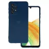Vennus Samsung Galaxy A13 4G Silikoninis širdelės dėklas tamsiai mėlynas