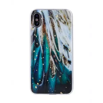 iLike Gold Glam Flower Power dėklas, skirtas iPhone 14 6.1 colio