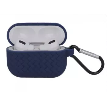 iLike Braid Case, skirtas AirPods / AirPods 2, tamsiai mėlyna