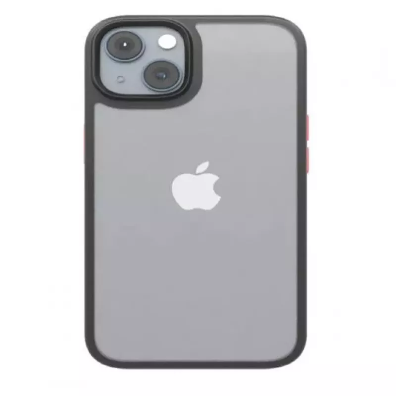 iLike Apple Satin Matt Case, skirta iPhone 14 6,1 inch - Juoda